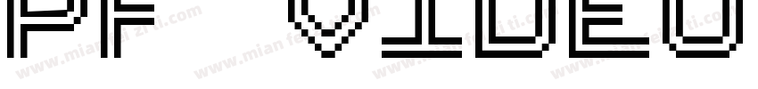 PF Videotext Pro Re字体转换